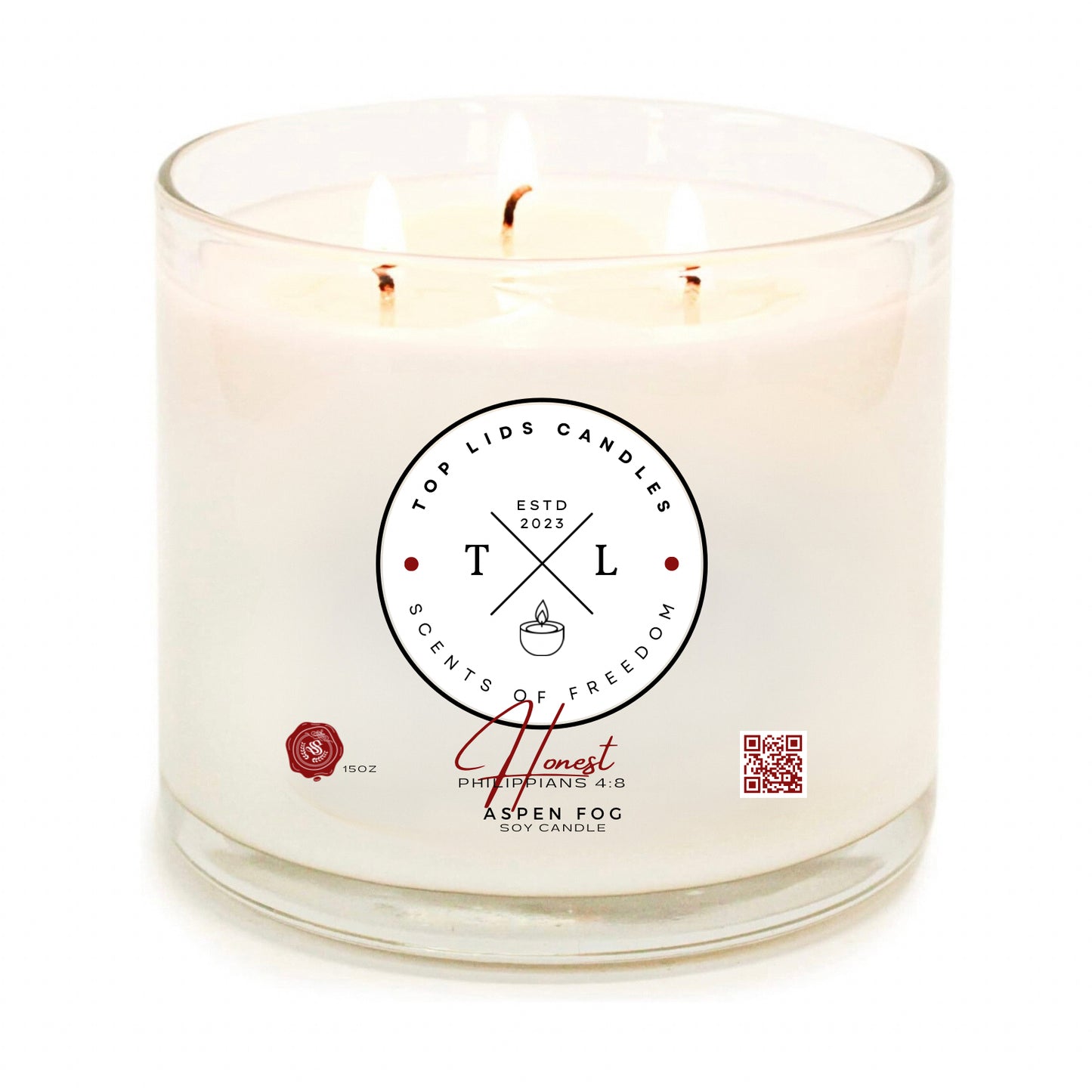 Top Lids Candle - Aspen Fog