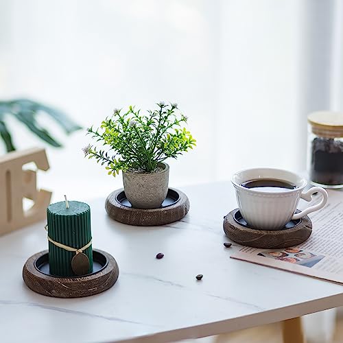 Wood Candle Holder Farmhouse Decor