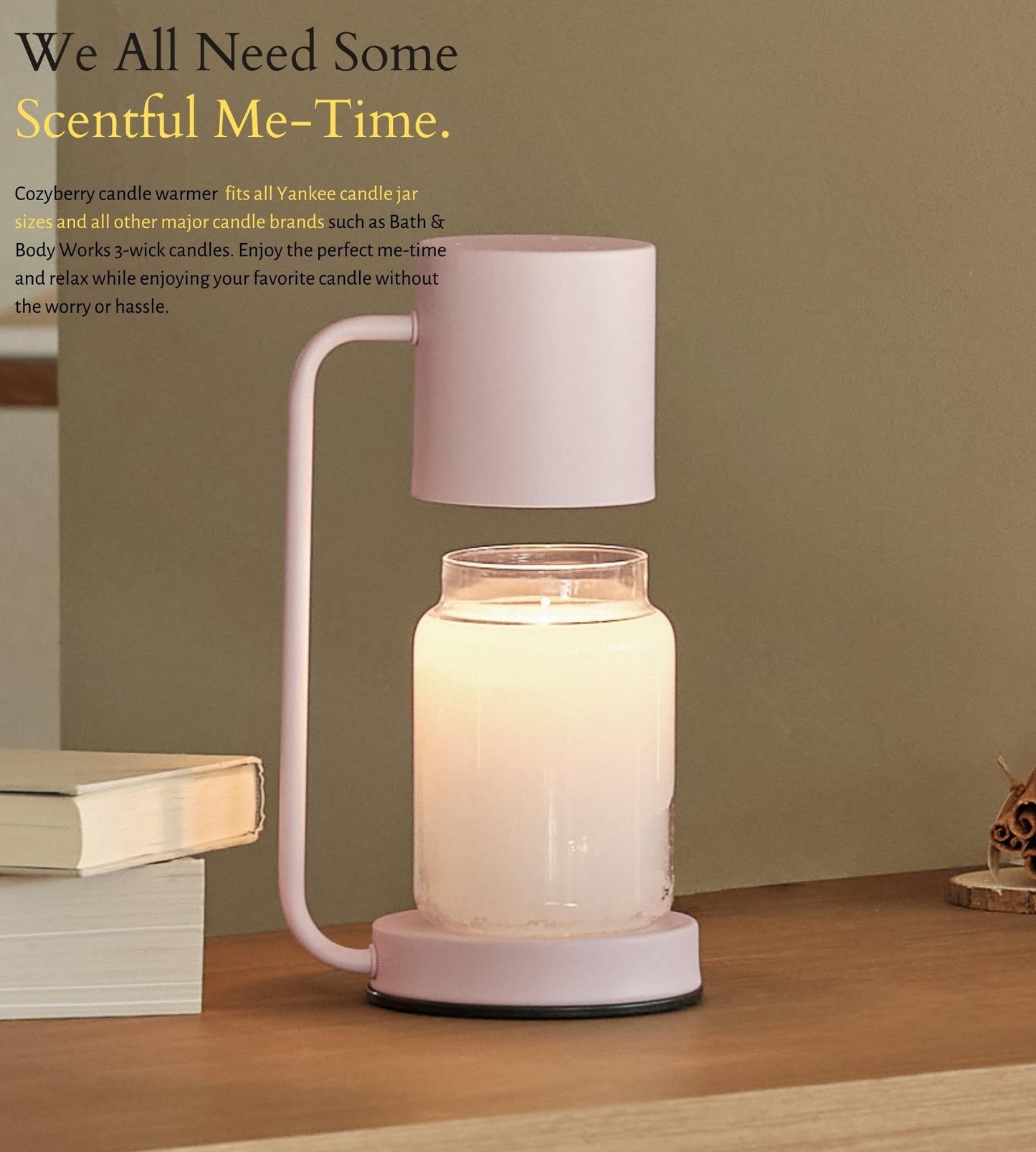 Cozyberry® Querencia™ Candle Warmer Lamp