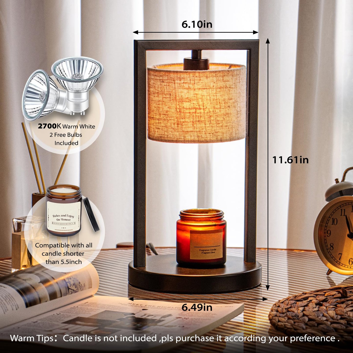 Candle Warmer Electric Lamp